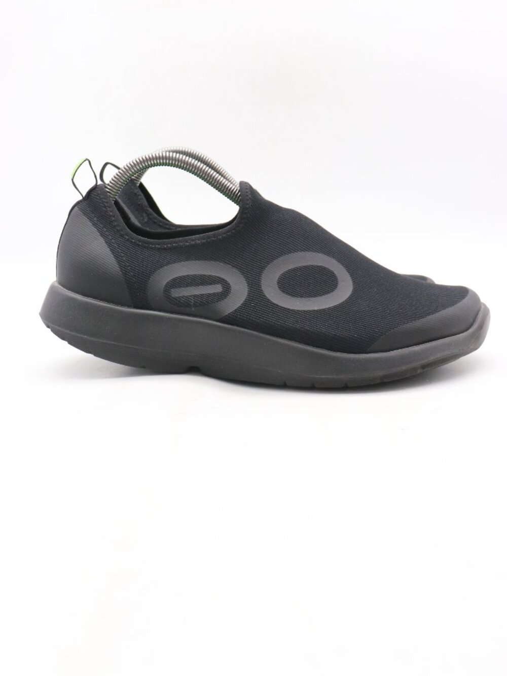 OOFOS OOmg EeZee Low Men's Size 10 Black Casual Walking Slip On Recovery Shoes